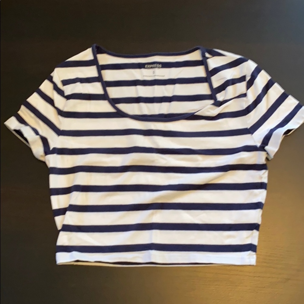 Striped crop top